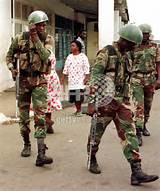Photos of Zimbabwe Army Uniform