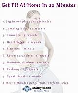 Images of At Home Fitness Workout