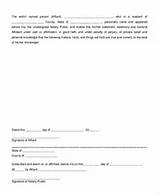 Pictures of Florida Affidavit Of Service Form