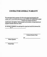 General Contractor Contract