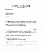 Pictures of Home Builder Contracts