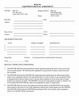 Photos of Equipment Lease Form