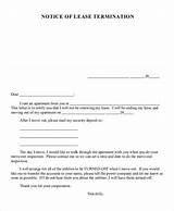 Commercial Lease Early Termination Letter Pictures