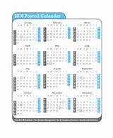 Photos of Employee Payroll Calendar