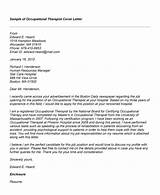 Images of Occupational Therapy Assistant Cover Letter