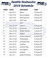 Seattle Seahawks Scores And Schedule Images