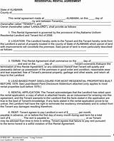 Photos of Alabama Residential Lease Agreement Form 401