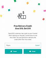 Images of 100 Postmates Credit