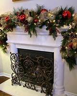 Pictures of Xmas Garland For Fireplace