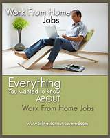Online Jobs To Work From Home Photos