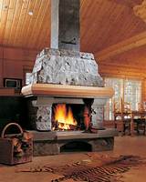 Images of Kitchen Fireplace