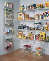 Images of Adjustable Metal Pantry Shelves
