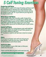 Calf Muscle Exercises Pictures