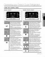 Samsung Refrigerator Control Panel Lights Pictures