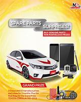Photos of Genuine Spare Parts Toyota