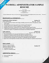 Pictures of Resume Of Payroll Manager