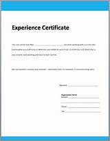 Fitness Trainer Experience Certificate Sample Pictures