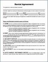 Images of Free Rental Lease Agreement Forms