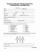 Massage Therapy Release Form Pictures