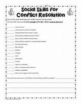 Images of Conflict Resolution Checklist