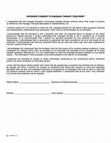 Massage Therapy Release Form
