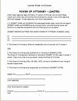 Navy Power Of Attorney Form Photos