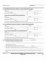 Photos of Small Claims Appeal Form