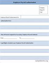 Employee Payroll Forms Template