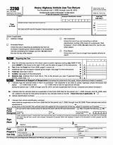 Form 2290 Payment