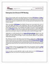 Secure Ftp Hosting Service