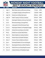 Nfl Redskins Schedule 2017 Photos