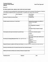 Treatment Plan Template Pictures