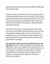 Life Insurance For Seniors Over 80 Years Old Images