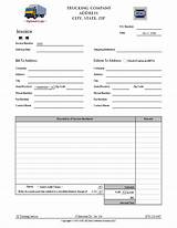 Images of Trucking Company Invoice Template