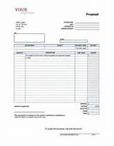 Pictures of Credit Insurance Proposal Form