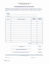 Invoice For Independent Contractor