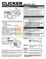 Images of Clicker Universal Garage Door Remote Manual Klik2u