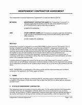 Photos of Contractor Work Contract Template