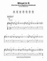 Minuet Guitar Tab Images