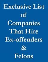 Companies That Hire Ex Offenders