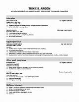 Images of Tax Attorney Resume