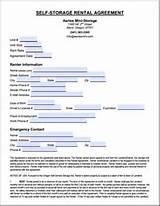 Self Storage Rental Agreement Template Pictures