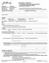 New York Life Insurance Change Of Beneficiary Form Pictures