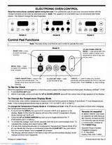 Frigidaire Electric Range Manual Photos