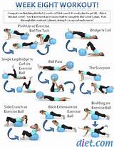 Images of Core Strengthening Exercises Using Swiss Ball