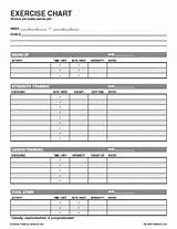Exercise Program Excel Template Pictures