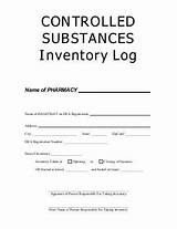 Images of Controlled Substance Inventory Log Download