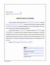 Power Of Attorney Form Texas Free Pdf Photos