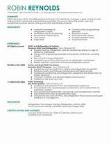 Hvac Technician Objective Resume Photos