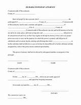 Free Printable Durable Power Of Attorney Form Texas